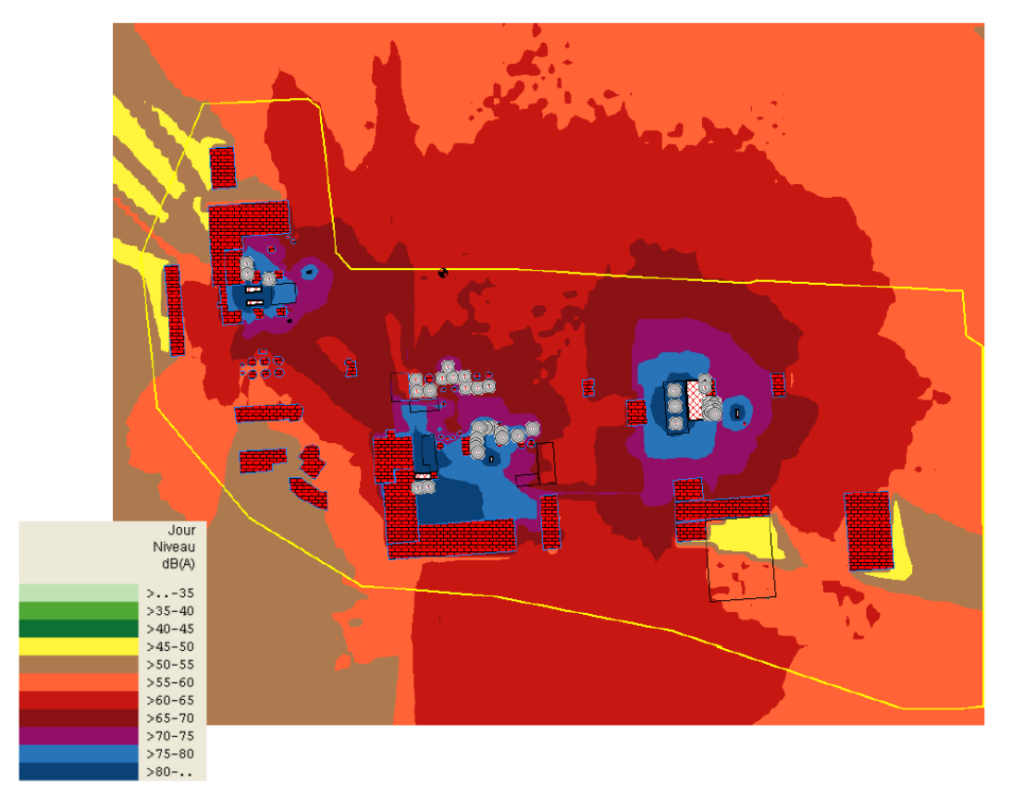 Carte de bruit initiale